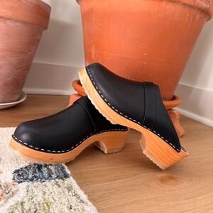 New Maguba Swedish Clogs Berkeley in Black Size 39